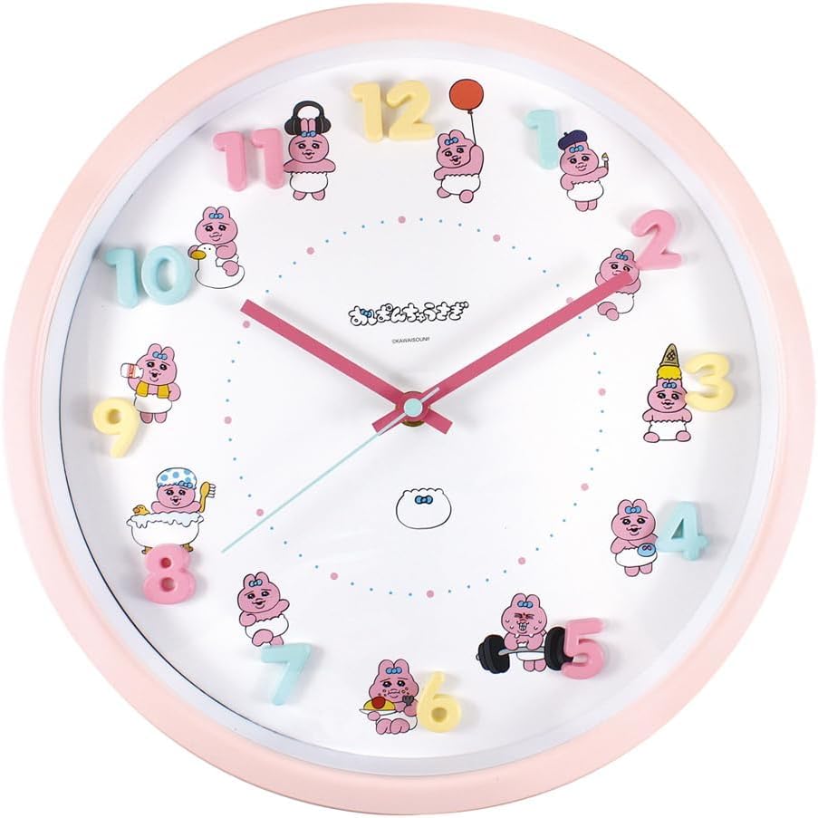 Factory Icon Wall Clock Pink T s OU-5520448PK