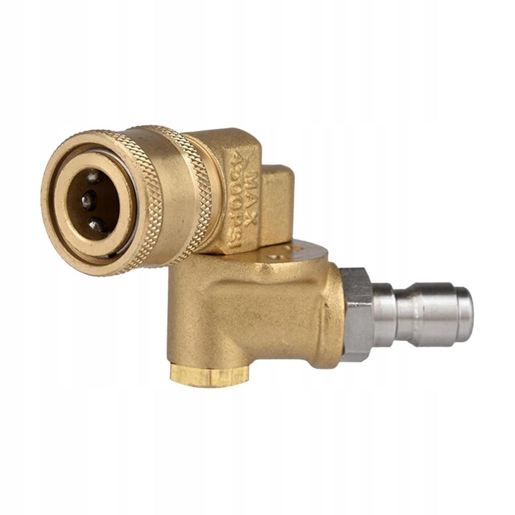Rosfix Drehgelenkadapter 1/4"" für Hochdruckreiniger – Schnellkupplung aus Kupfer | Maximaler Druck 4500 PSI | Einstellbarer Reinigungswinkel
