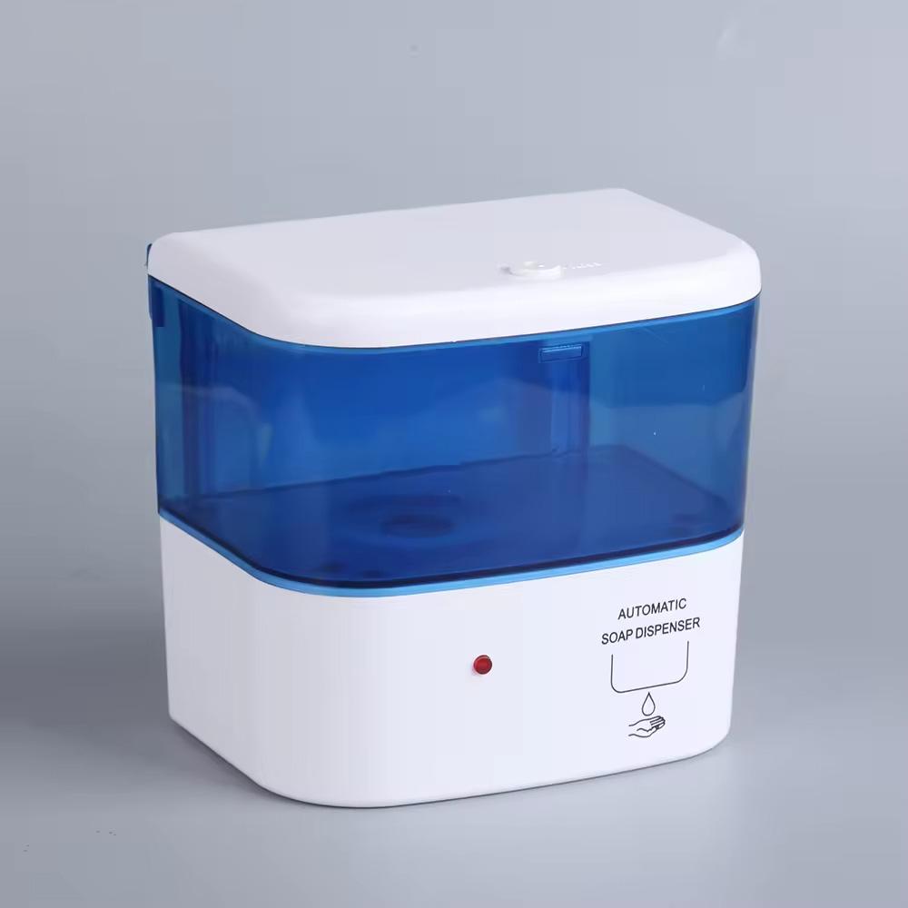 HLK New 1000mL Wall-Mounted Touchless Hand Sanitizer Soap Dispenser Sensor Battery Powered Refillable Bottle for Bathroom Hotel