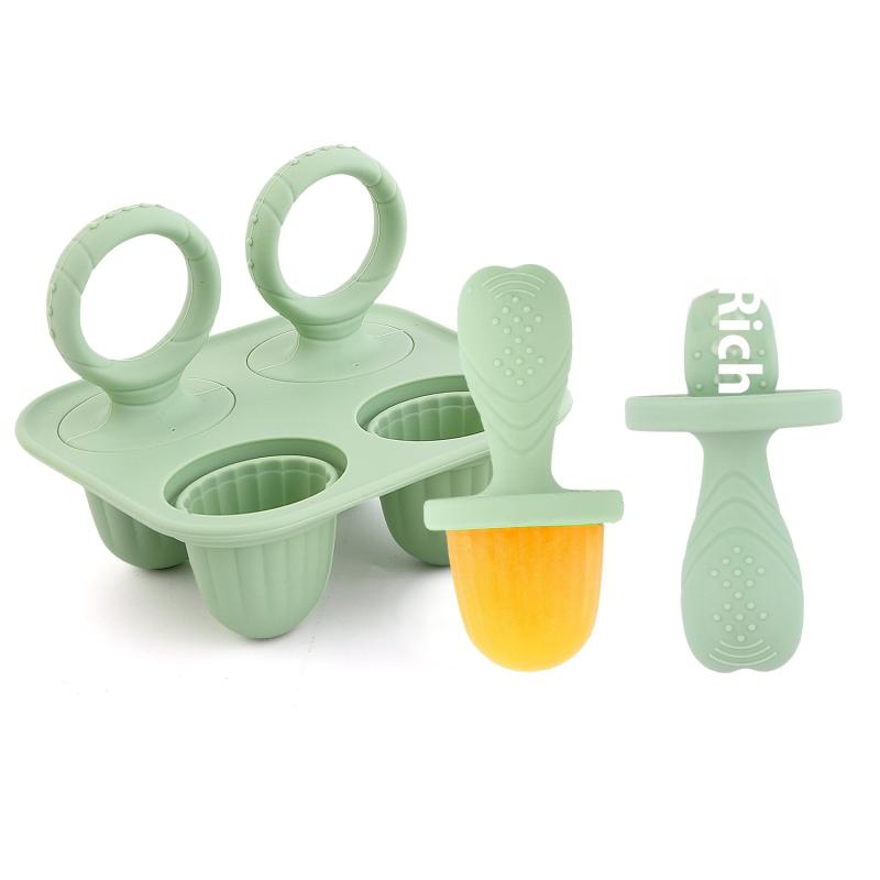 Silicone Ice Cream Breastmilk Popsicle Molds Diy Homemade Ice Cream Mold Kitchen Gadgets
