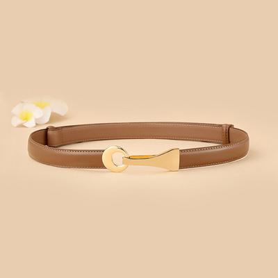 Four Seasons Available New Leather Belt Women'S Dress Thin Belt Suit Versatile Leather Belt Thin Women'S Fashion Belt