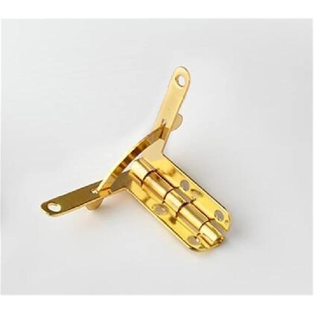 Hinges 10psc/lot Antique Bronze 90 Degree Support Spring Hinge for Wooden Jewelry Box Gift Box Furniture Hardware Accessories 22 * 29cm (Color :