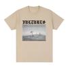 Rapper Kanye West Vultures Music Album Tshirt Womens Fashion Hip Hop Extra Large Tshirt Gothic Tshirt Street Clothing