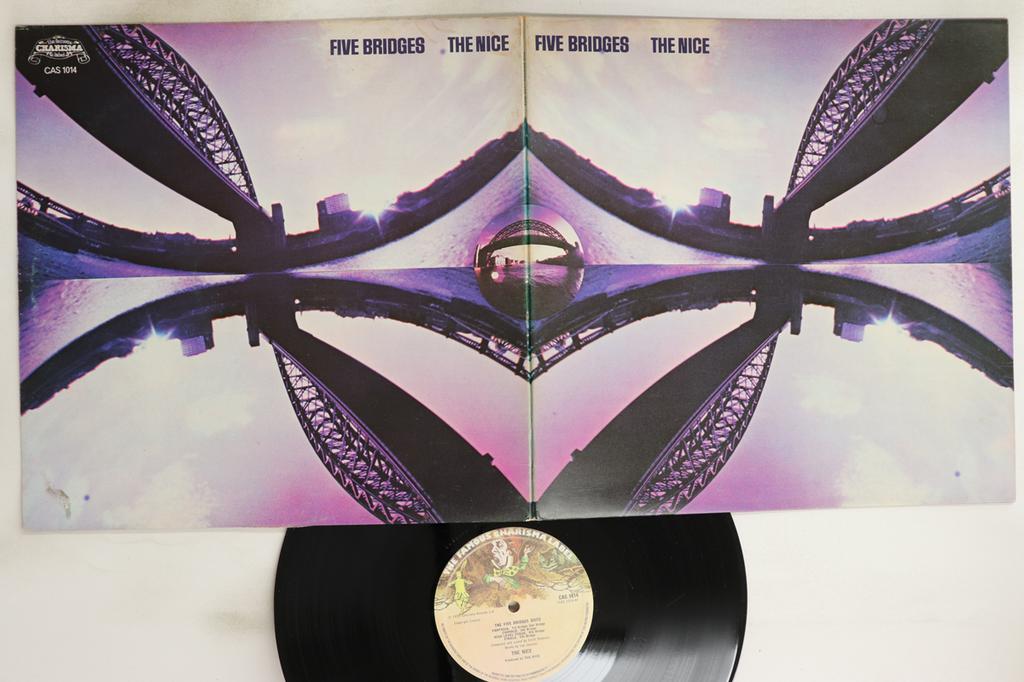 LP Record NICE - Five Bridges CAS1014 CHARISMA 1970 UK Rock Used