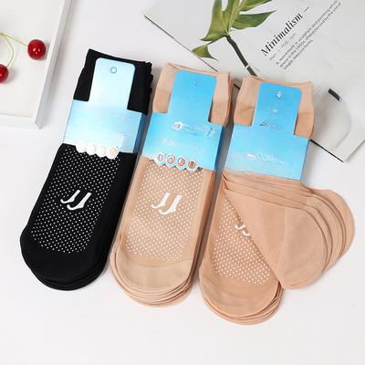 10 Pairs of Female Spring and Summer Anti Hook Wire Massage Bottom Non Slip Silicone Wear Resistant Wear Socks