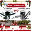 Metal Christmas Tree Stand Folding Xmas Tree Stand Base for Artificial Christmas Trees Fits 0.75-1.25 Inch Pole