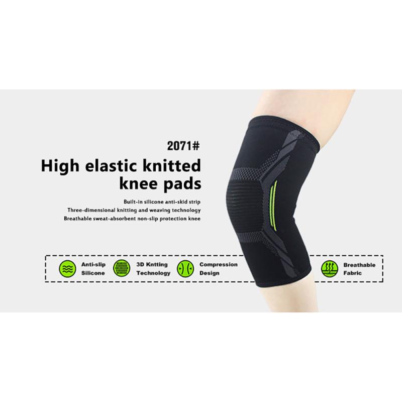 Sport Kniepolster Elastisch Rutschfest Kälteschutz Kniebandage Fitness Laufen Radfahren Ausrüstung