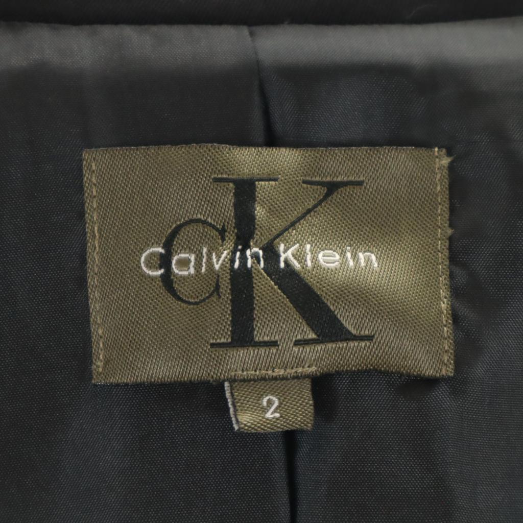 Calvin klein 100% wool tailored jacket 2 black Women Used