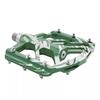 Wellgo B252 Flat Pedals Low Profile Design, Green,WE3099