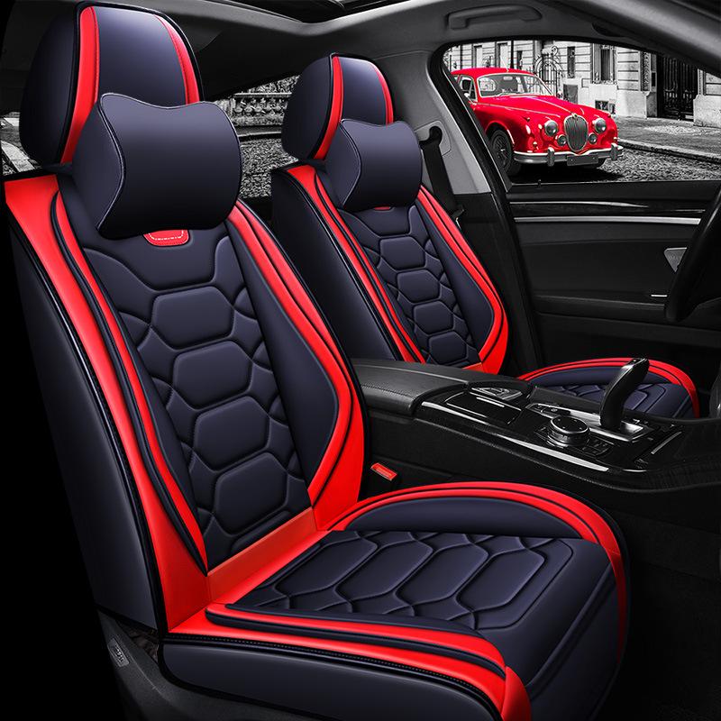 XDD Full Leather 9D Bodybuilding Car Seat Cushion - All-Season Sports Cover