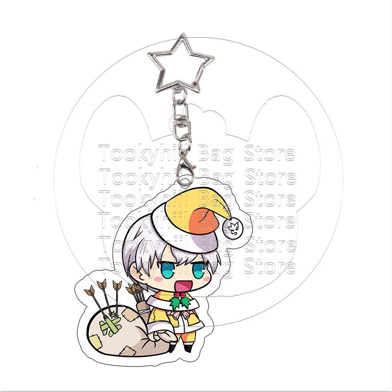 Dr. Stone Acrylic Keychain Kawaii Student Senku Ishigami Exquisite Senku Ishigami Gen Asagiri Keyring Bag Pendant Birthday Gift