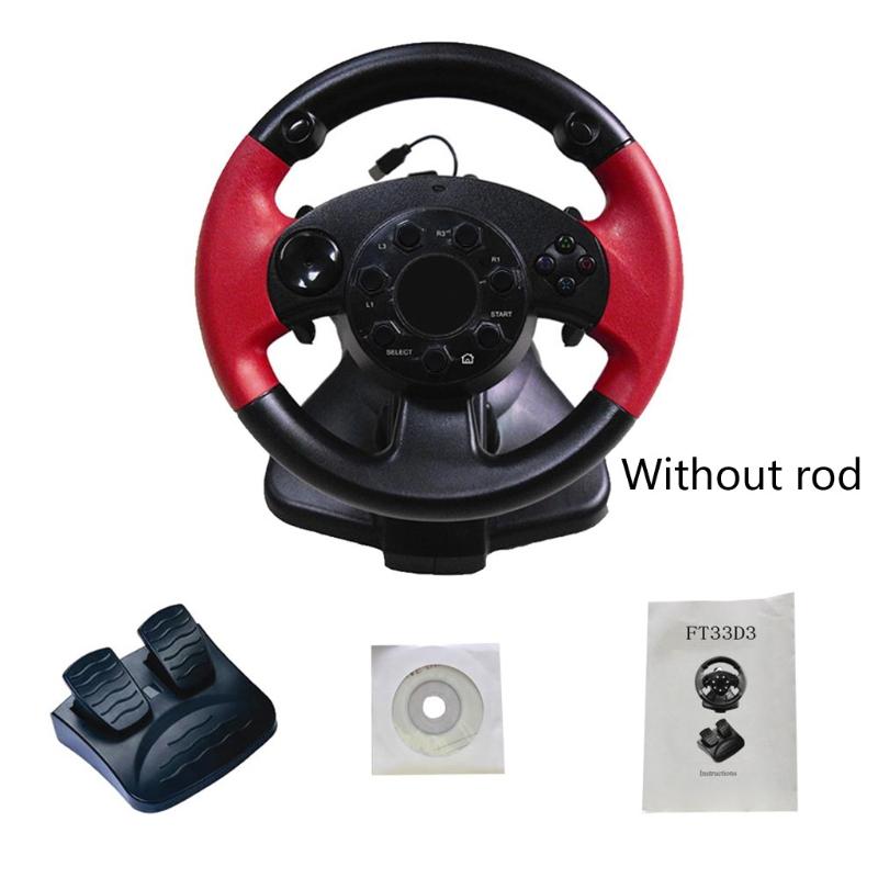 Gaming Steering Wheel Gamepad Racing Game Steering Wheel Dual Motor Vibration For FT33D3 D7 Series PC for  Console