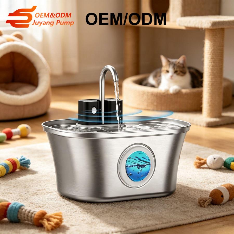 3.2L 108oz Sensor Activated Stainless Steel Pet Water Fountain Wireless Rechargeable Automatic Drinking Dispenser for Cats Dogs