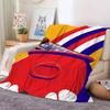 Fashion print S-SnickerS Blanket For Sofa Office Bed Plane Travel Sleep Read Relax Camping Soft And Warm