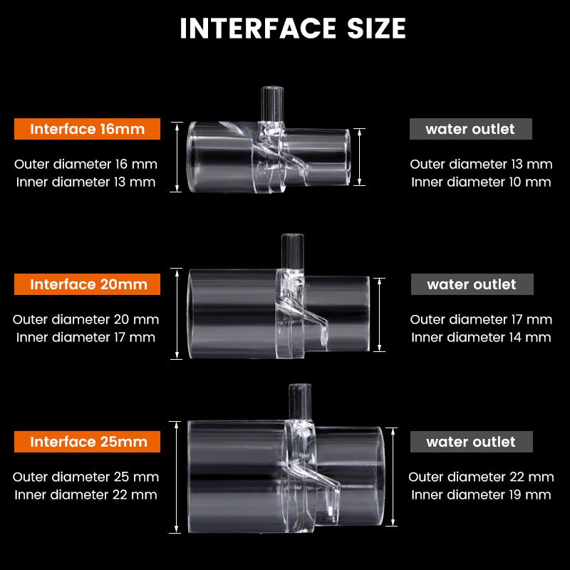 Acrylic Clear Aquarium Fish Tank Water Pump Filter Water Outlet Nozzle Increasing Oxygen Air Aquarium Accessories Fish Tank Tool