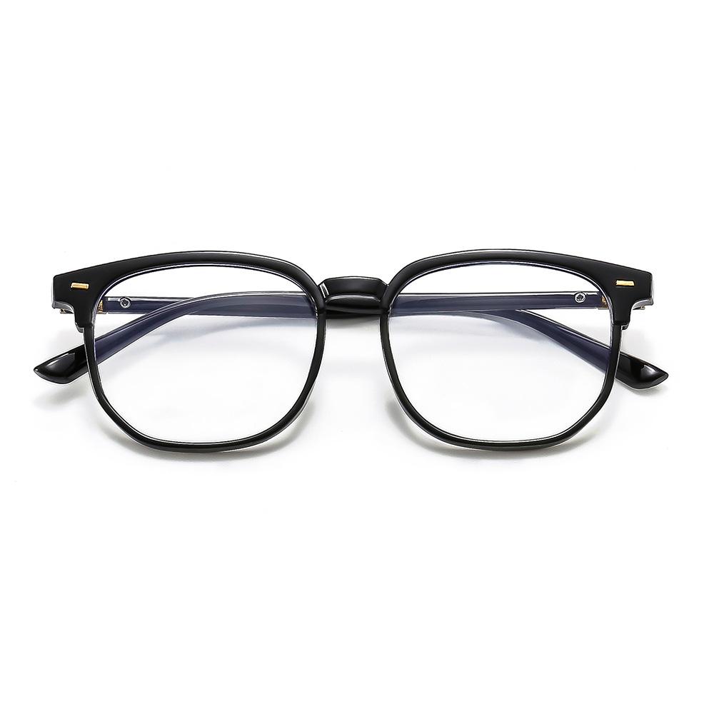 Fashionable Reading Glasses Anti Blue Light Retro Black Frame High Definition Unisex Reading Glasses 502