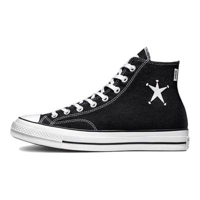 Stussy X Chuck 70 High Black Unisex Sneakers White A01765C