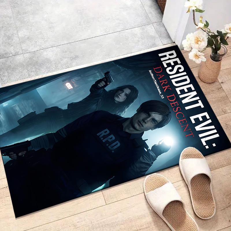 Resident Evil Printed Area Rug Carpet for Bedroom Living Room Home Decor Rugs Mat Non Slip Mat Rug for Bedside