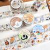30mm * 2m Cute Pet Score Series Kawaii Cartoon Handbook Decorative Material PET Masking Tape DIY Diary Scrapbook Supplies