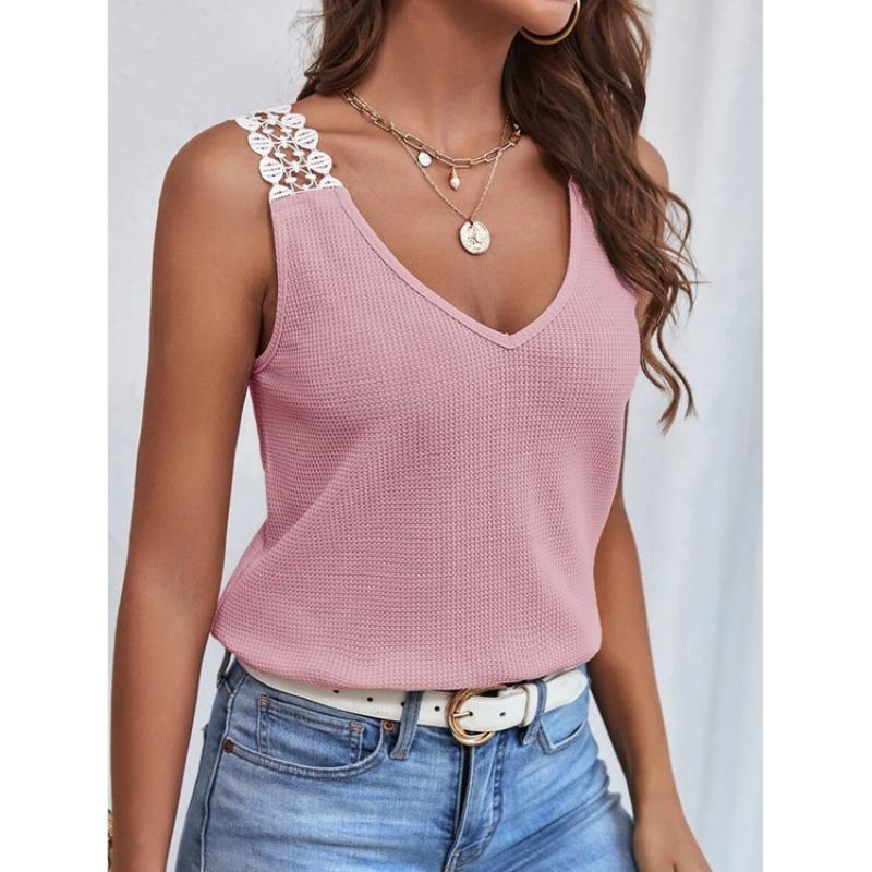 BITCED Women's Fashion Casual Solid Color Print   Blouses & Shirts