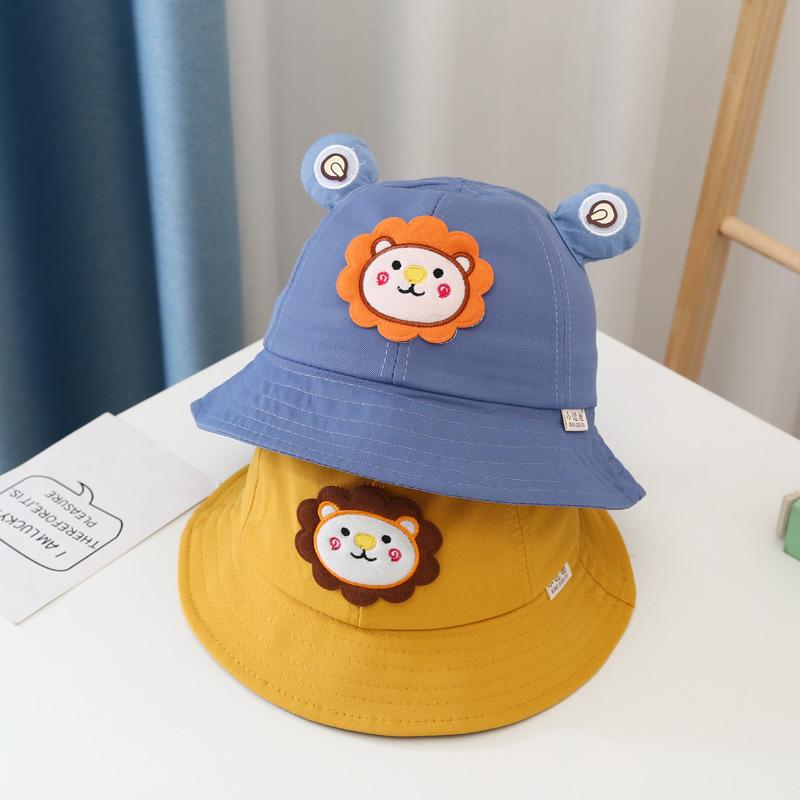 Buy Cartoon Lion Print Baby Bucket Hat 