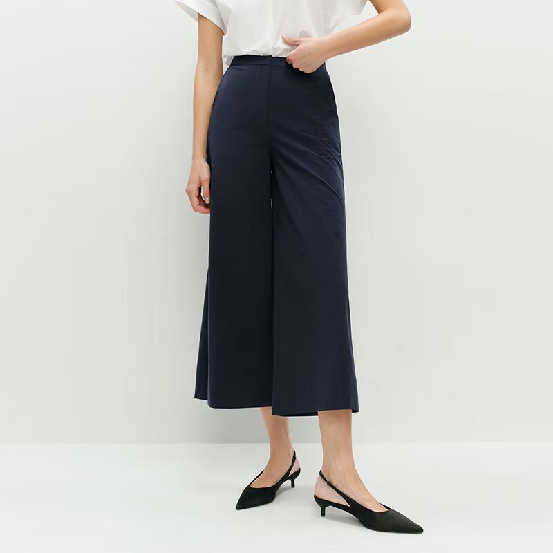 OVVOVV Women's Easy-Care Wide-Leg Casual Pants