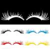 1 Pair 3D Charming Eyelashes Car Sticker Fake Eye Lash Car Headlight Funny Waterproof Decals Door Window Vinyl