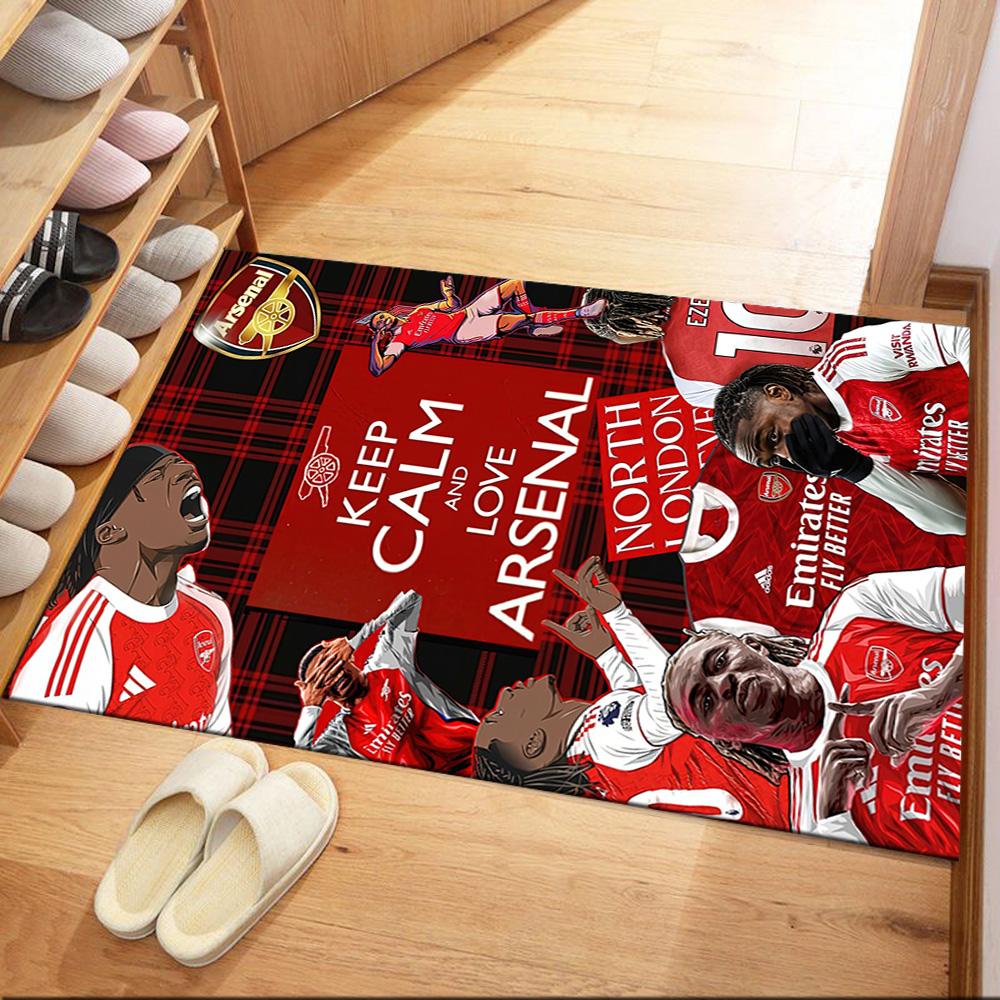 Arsenal Area Rug Perfect for Living Rooms Decorate Room Dining Room Hallway Anti-slip Rug Anime Office Decor Perfect Birthday/Christmas Gift Idea