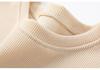 Women's Autumn/Winter Corduroy Round Neck Sweatshirt - Casual Long Sleeve Fashion Pullover