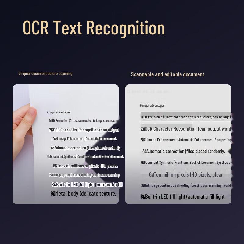 Deli GK336 A3 18MP Document Scanner