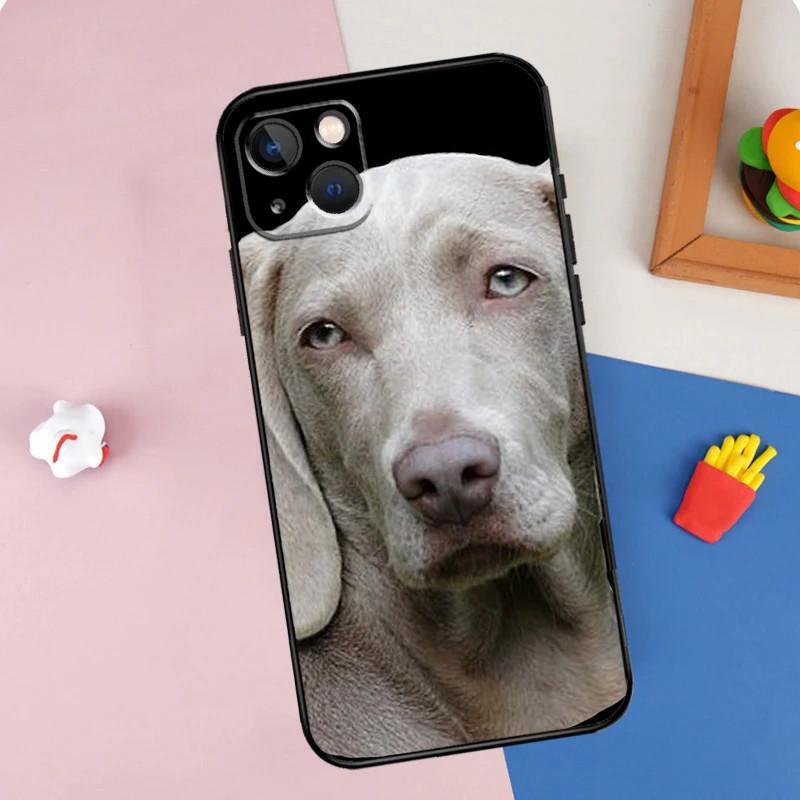Apple Iphone15 Mobile Phone Case, Weimar Dog Mobile Phone Case, Painted Anti-Drop, Huawei Anti-Drop Mobile Phone Case.