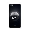 Case - Maniacase - Huawei P8 Lite - Flexible - Black - Nike Moon Pattern