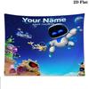 ASTRO BOT Custom Name Wall Tapestry Aesthetic Wall Hanging Printed Fabric Blanket Decorative Tapestries for Bedroom Living Room Home Decor