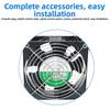 Silent 12x12 Industrial Fan High Airflow Low Power Cabinet Silent Axial Flow Fan Soldering Dedicated Exhaust Fan Ventilation Fan