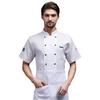 Chef Uniform - Unisex Short Sleeve, Breathable Mesh for Restaurant or Canteen