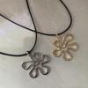 Exaggerated Flower Pendant Necklaces for Women Jewelry Party Girl Women Gifts