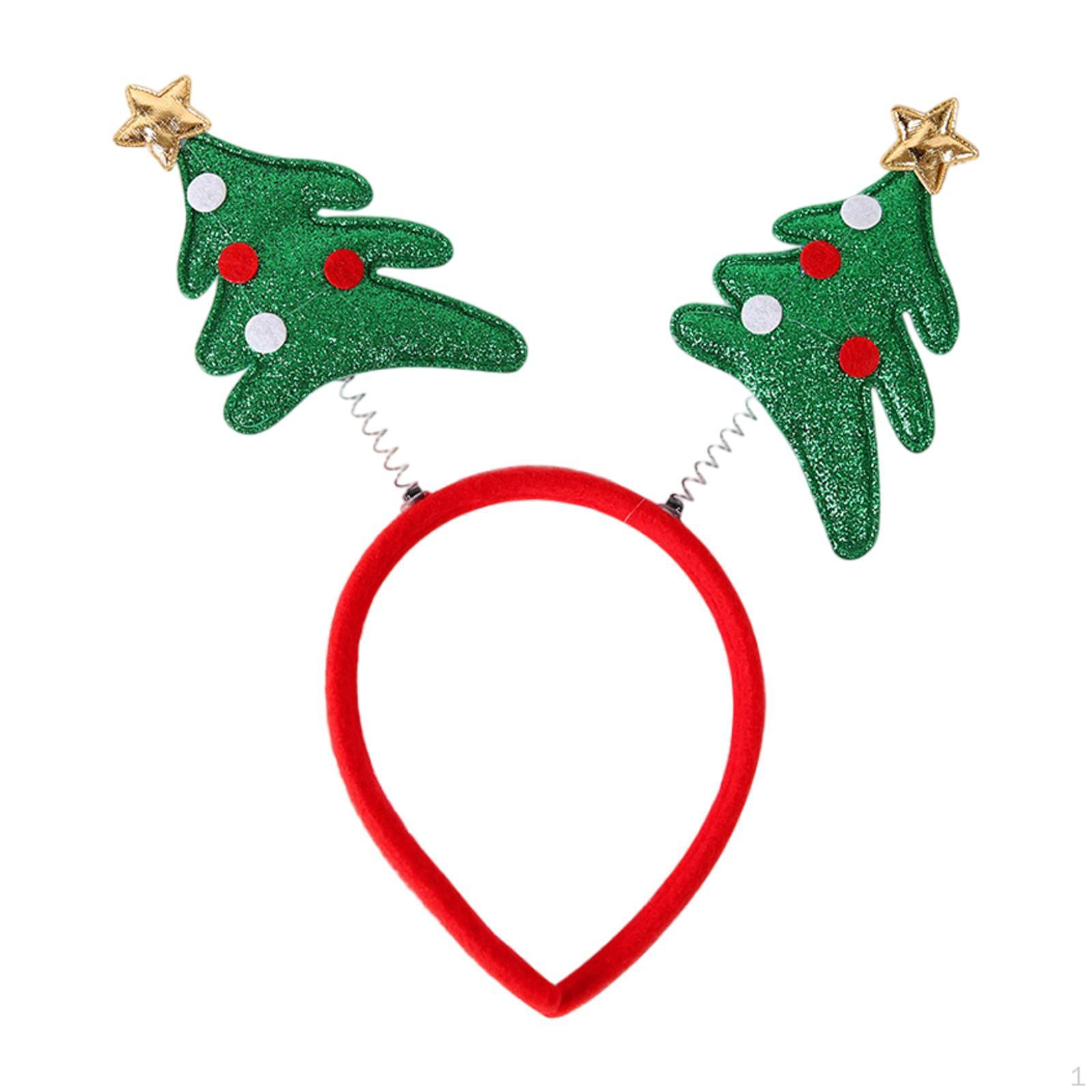 

Рождественский ободок для волос, аксессуары для костюма, милый головной убор для вечеринки по случаю Нового года