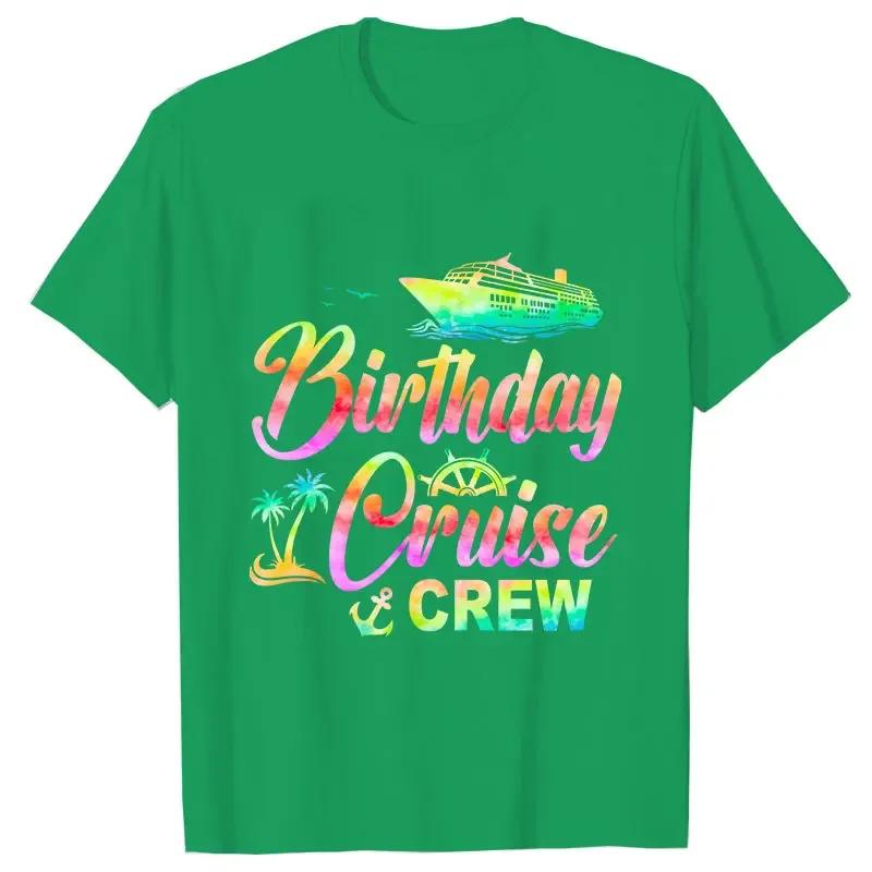 

Круизная футболка на день рождения для женщин, модные топы с графическим принтом Y2k, повседневные футболки с коротким рукавом, уличная одежда Харадзюку 90-х, ульззанг 4XL