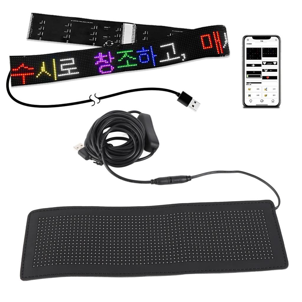 Advertising LED Display Strolling Dynamic APP Control Flexible LED Sign for Store Car Bar Hotel 276 