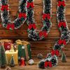 2M Heiligabend Dekoration Barplatten Band Girlande Weihnachtsbaum Küchenschmuck Hochzeitsfeier Weihnachtsdeko Requisite