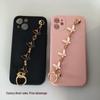 Butterfly Phone Case with Anti-Drop, Anti-Slip Chain and Wrist Lanyard Charm
