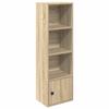 VidaXL Bookcase Sonoma Oak 31x24x102 Cm Engineered Wood, Bookshelf, Storage Rack, Book Holder, 860339
