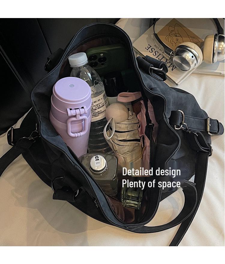 Neue Damen Mattierte Tragetasche & Umhängetasche mit großem Fassungsvermögen