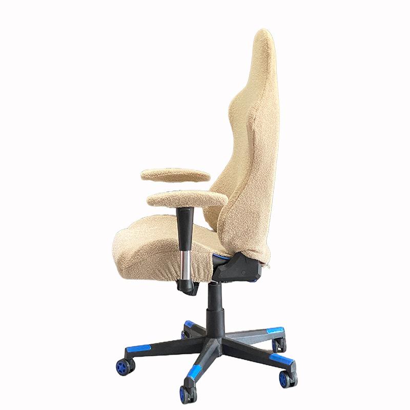 

Autumn Winter Plush Universal Rotating Armchair Seat Cover Home Office Esports Computer Game Chair Slipcover Dust Protector (camel,one size) верблюд