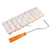 A5YD 10Pcs Paint Roller Brush Clean Proffesional Paint Roller Sleeves Replacement