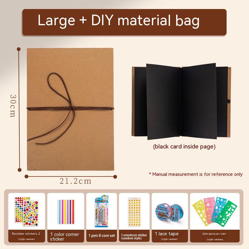 Watercolor Folded Drawing Pad Organ Sketch Book Handbook Notebook DIY Scrapbooking Picture for Drawing Artist Student Supplies
