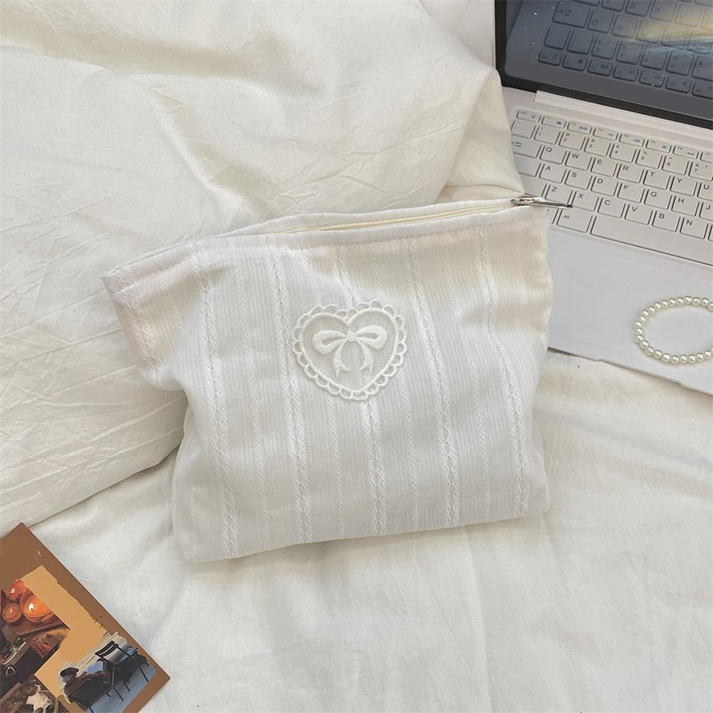 Lightweight Bows Makeup Bag Large Capacity Travel Cosmetic Organizer Toiletry Bags Travel Case for Women and Girls