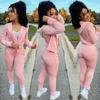 BN129 Dames Effen Kleur Hoodie Pak - Nieuwe Herfst/Winter Fleece Collectie