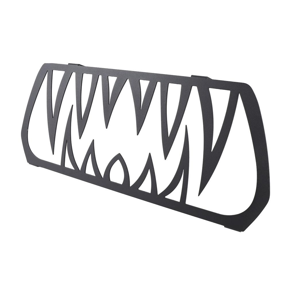 Front Grille Teeth Insert Aluminum Powder Coated Cool Look Rustproof Long Lasting for Ryker All Models Black