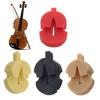 Surdina para Violino Borracha Resistente ao Desgaste Macia Prática Alta Estabilidade Tamanho Super Compacto Portátil Multicolorido Mini